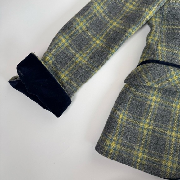Stumper Fielding Green Plaid Blazer with Yellow Accents - Picture 3 of 5